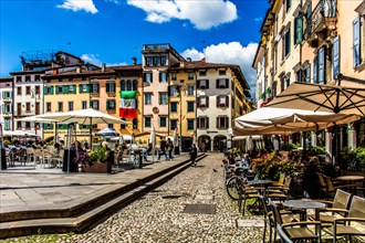 Piazza San Giacomom Udine, most important historical city of Friuli, Italy, Udine, Friuli, Italy,