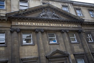 Royal Mineral Water Hospital frontage, Bath, Somerset, England, United Kingdom, Europe
