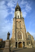 Nieuwe Kerk, Hugo Grotius statue, Delft, Netherlands