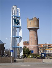 In front of the railway station, Den Helder, Netherlands