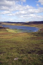 Loch of Flatpunds, near Walls, Mainland, Shetland Islands, Scotland, United Kingdom, Europe