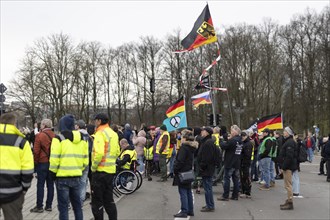 Demonstrators at Pariser Platz, taken as part of the 'AeoeFarmers' protests'Aeo in Berlin,