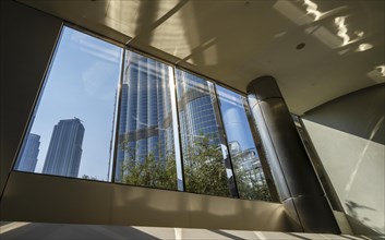 Observation deck and interior, Burj Khalifa, Dubai, United Arab Emirates, West Asia, Asia
