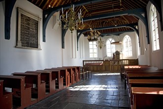 Church interior, Zuiderzee museum, Enkhuizen, Netherlands