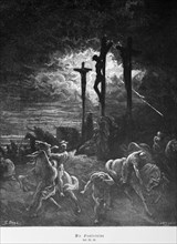 The Darkness, Luke Gospel, Chapter 23, Crucifixion of Jesus, dying, death, mourning, darkness,