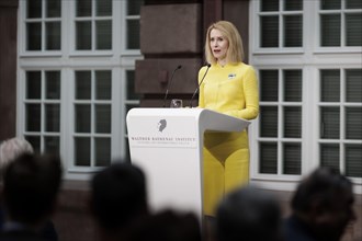 Katja Kallas, Prime Minister of Estonia, photographed during the award ceremony of the Walter