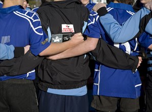 Woodbridge warriors Under 16 youth rugby team, Suffolk, England, United Kingdom, Europe
