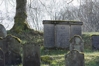 Jewish cemetery, Schwaebisch Hall, Kocher Valley, Kocher, Hohenlohe, Heilbronn-Franken,