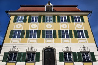 Rear facade, the Zumsteinhaus is a listed museum, Kempten, Allgaeu, Bavaria, Germany, Europe