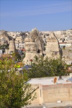 Goreme, Cappadocia, village, landscape, Turkiye