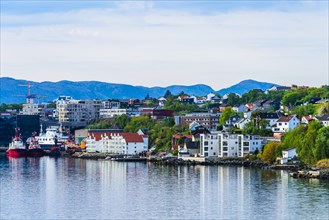 View of STAVANGER, FjordSailing, Stavanger, Boknafjorden, Norway, Europe