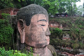 Leshan giant buddha, china