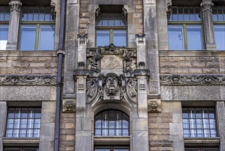 Historic architecture, Charlottenburg Town Hall, Alt-Lietzow entrance, Berlin, Germany, Europe