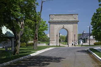 Architecture, Royal Military College Arch, Kingston, Province of Ontario, Canada, North America