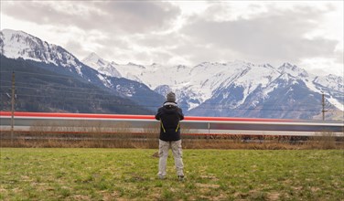 Panorama, railway, speed, pinzgau, oebb