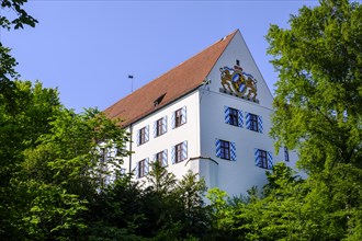 Tax office, Starnberg Castle, Starnberg, Fuenfseenland, Upper Bavaria, Bavaria, Germany, Europe