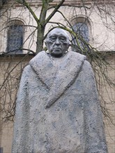 Konrad Adenauer monument, bronze statue, Cologne, Germany, Europe
