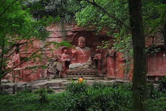 Emei shan buddha complex, sichuan, china