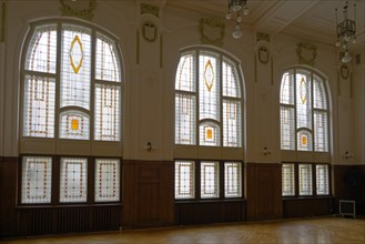 Interior view, window, hall, Janacek Academy of Music and Performing Arts, Brno, Brno, Jihomoravsky