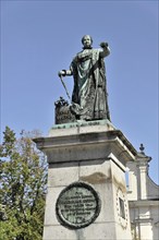 Max monument, monument to Maximilian Joseph I, Cathedral Square, bronze statue of a historical
