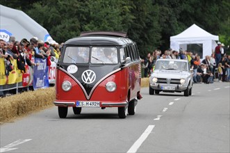 VW Samba Bus, built in 1953, A classic Volkswagen bus at a classic car rally, SOLITUDE REVIVAL