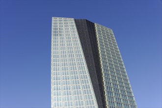 Marseille, CGA skyscraper with reflective glass facade against a clear blue sky, Marseille,