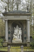 Mausoleum of the Bartling family by sculptor Ernst Herter, Death as a figure, North Cemetery,