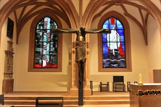 St Kilian's Cathedral, St Kilian's Cathedral, Wuerzburg, Sculpture of the Crucifixion of Christ in