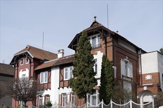 Residential building, Black Fields (Cerna Pole), Brno, Jihomoravsky kraj, Czech Republic, Europe