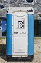 Construction site toilet, sanitary facility, toilet, mobile toilet, TOI TOI, Dixi, DIXI, zero zero,