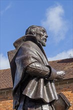 William Shakespeare Statue, Stratford upon Avon, England, Great Britain