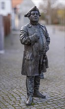 Bronze figure of the Prussian King Friedrich Wilhelm I by the sculptor Anton Schumann in memory of