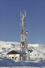 Antenna installation near Pico del Veleta, 3392m, Gueejar-Sierra, Sierra Nevada National Park, A