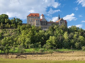 Goseck Castle in the Saale Valley, Goseck, Burgenlandkreis, Saxony-Anhalt, Germany, Europe