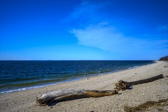 View on the Long Island Sound in early spring, USA, North America