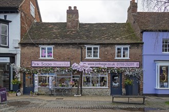 Pink Sage flower and gift shop, Stratford upon Avon, England, Great Britain