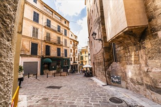 Photo of charming streets in Palma de Mallorca in Spain