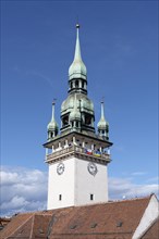 Tower, Old Town Hall, Brno, Jihomoravsky kraj, Czech Republic, Europe