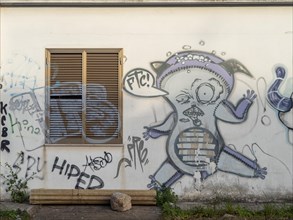 Graffiti, Olbia, Sardinia, Italy, Europe