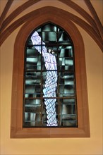 St. Kilian's Cathedral, St. Kilian's Cathedral, Wuerzburg, A modern stained glass window,
