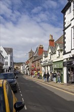 Houses, Town Gate, Castle Street, Conwy, Wales, Great Britain