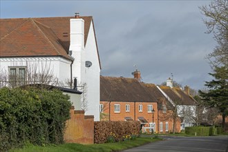 Houses, Church Close, Tiddington, Stratford upon Avon, England, United Kingdom, Europe