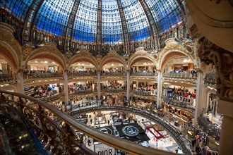 Paris, view, shopping center interior, france