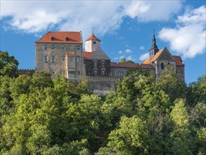 Goseck Castle in the Saale Valley, Goseck, Burgenlandkreis, Saxony-Anhalt, Germany, Europe
