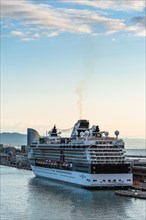 Cruise Ships and Cruise Ship Terminal in Barcelona, Spain, Europe