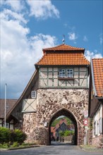 Old Town Gate, Neustadt, Harz, Thuringia, Germany, Europe