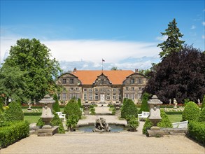 Small castle with castle garden, Blankenburg (Harz), Harz foreland Saxony-Anhalt Germany