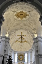St. Kilian's Cathedral in Wuerzburg, Wuerzburg Cathedral, detailed view of the altar of a baroque