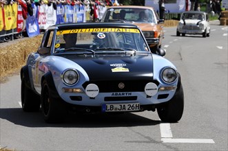 A classic Fiat Abarth in a car race on the road, SOLITUDE REVIVAL 2011, Stuttgart,