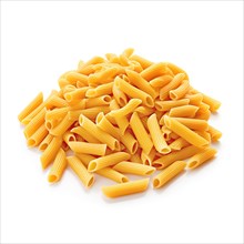 Golden Penne Pasta Pile, AI generated